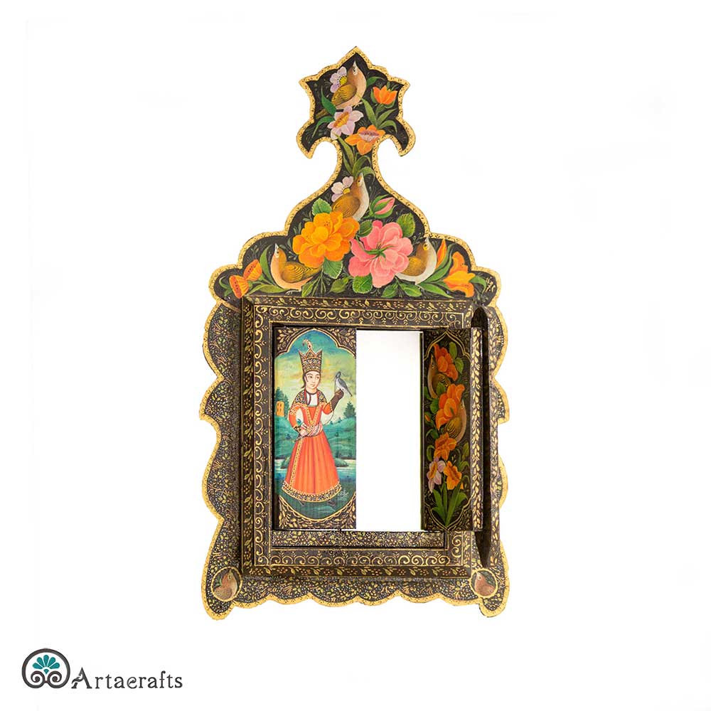 luxury wooden mirror