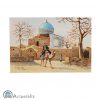 this is a picture of watercolor of kashan