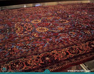 Persian carpet in the Carpet Museum of Iran in Tehran