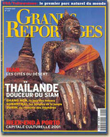 Grand Reportages French tourist magazine Page 41, No. 229, Feb 2001