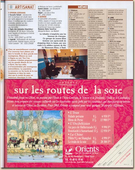 Grand Reportages French tourist magazine