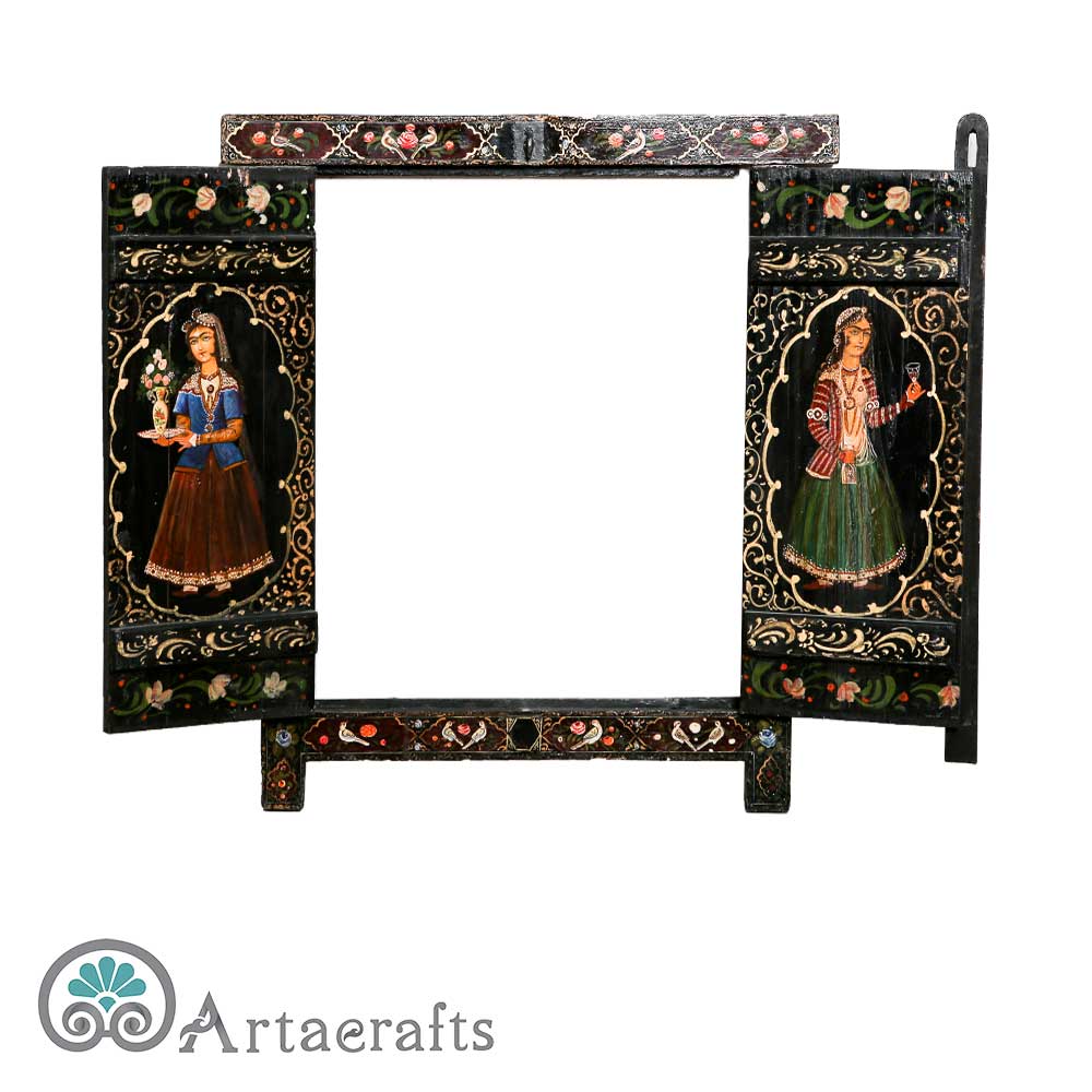 Small old wooden door