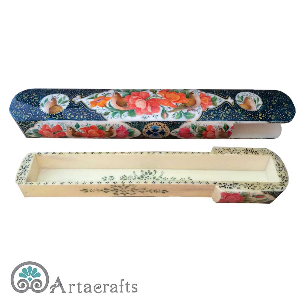 Large Flower and Bird pencil box