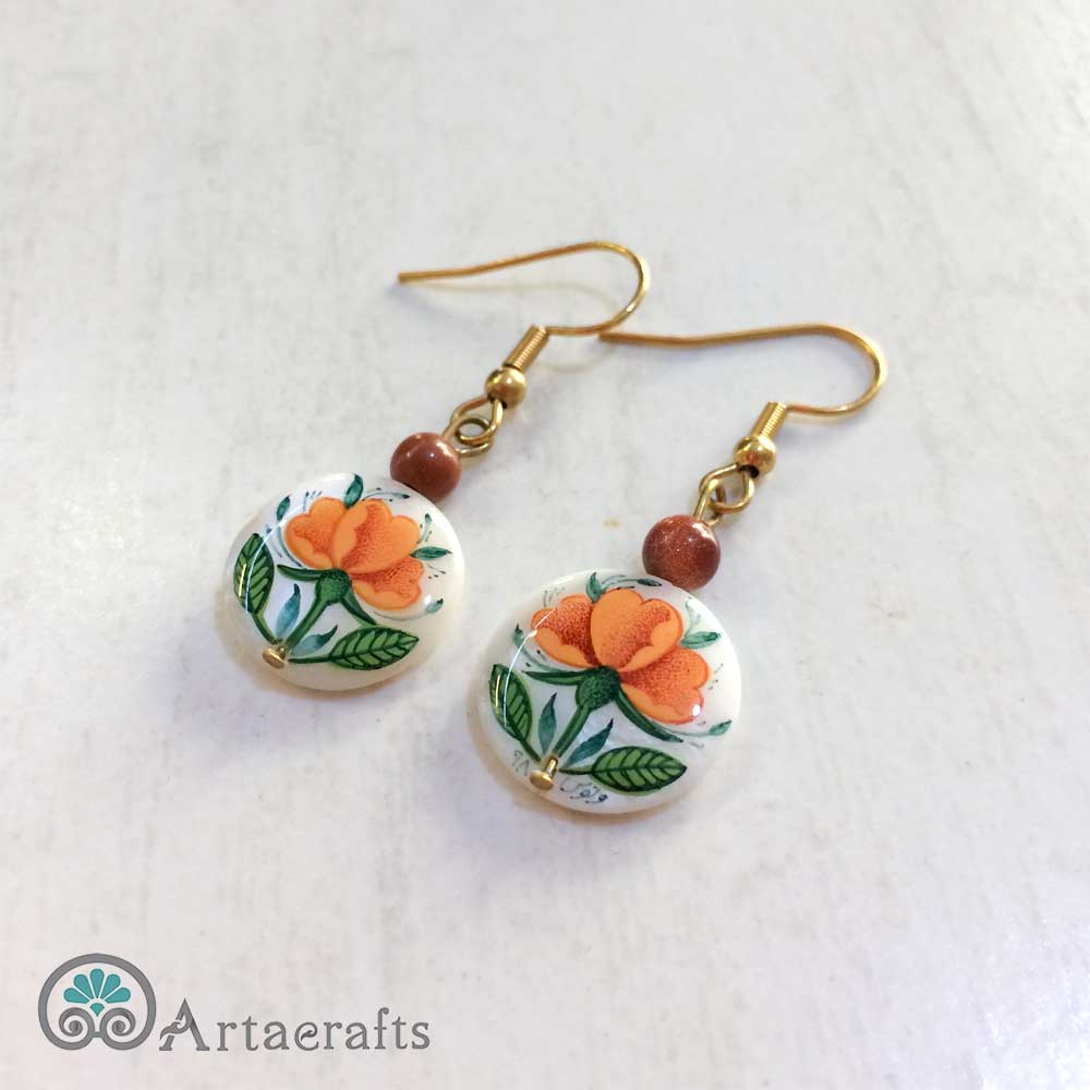 Rose Earrings