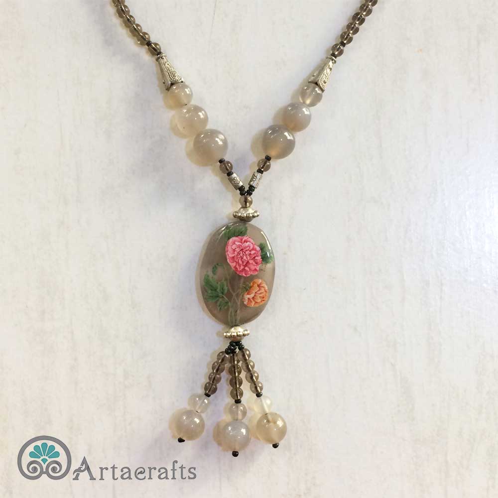 Stone Flower Necklace